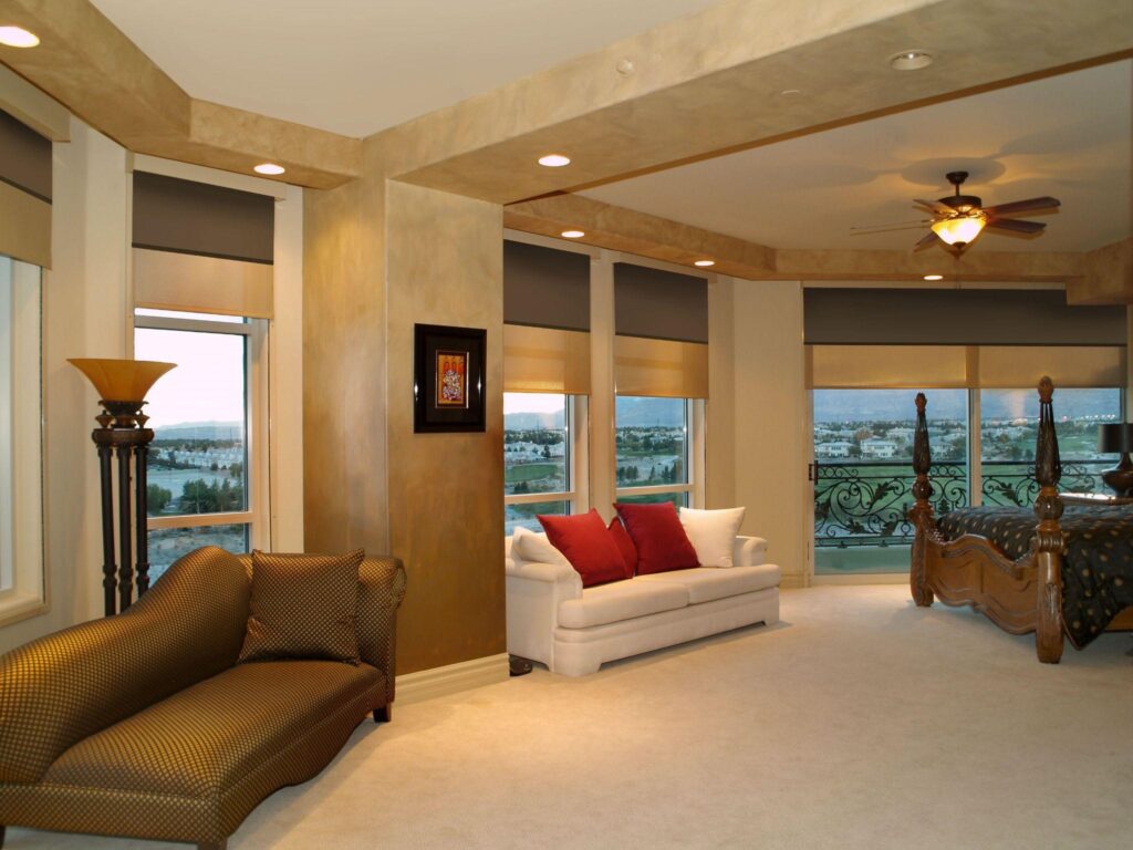 Somfy shades on home in Las Vegas, Nevada